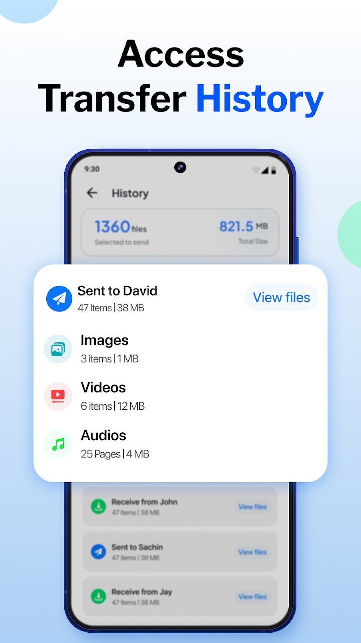Transfer My Data: Phone Clone app screenshot